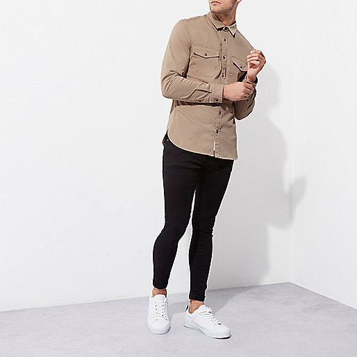 river island sandals silver,jacques-vertuk Online Stone long sleeve muscle fit military shirt men 302526 river island sandals silver,jacques-vertuk Online Stone long sleeve muscle fit military shirt men 302526