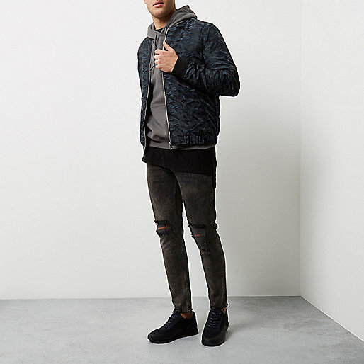 river island faux fur leather jacket,Island Clothing Uk Turquoise camo jacquard bomber jacket Coats / Jackets Sale men river island faux fur leather jacket,Island Clothing Uk Turquoise camo jacquard bomber jacket Coats / Jackets Sale men