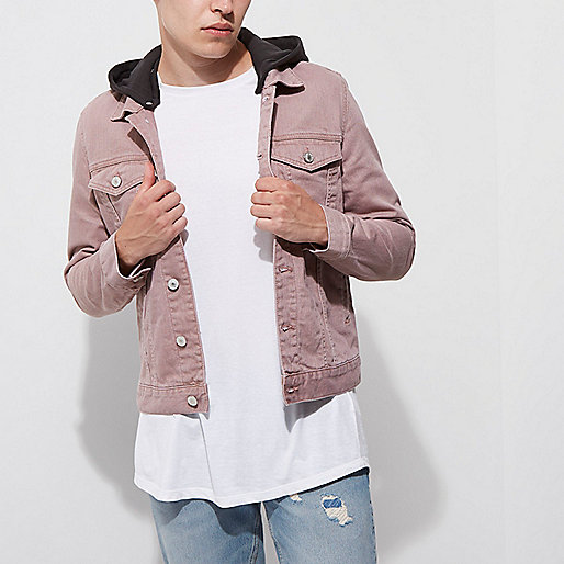 feather dress river island,jacques-vertuk Stores Washed pink hooded denim jacket men 302337 feather dress river island,jacques-vertuk Stores Washed pink hooded denim jacket men 302337