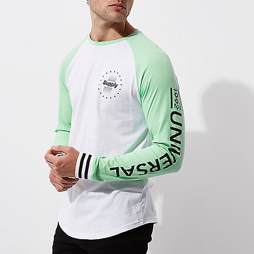 slippers from river island,jacques-vertuk Shop White and mint printed raglan sleeve T-shirt men 301544 slippers from river island,jacques-vertuk Shop White and mint printed raglan sleeve T-shirt men 301544