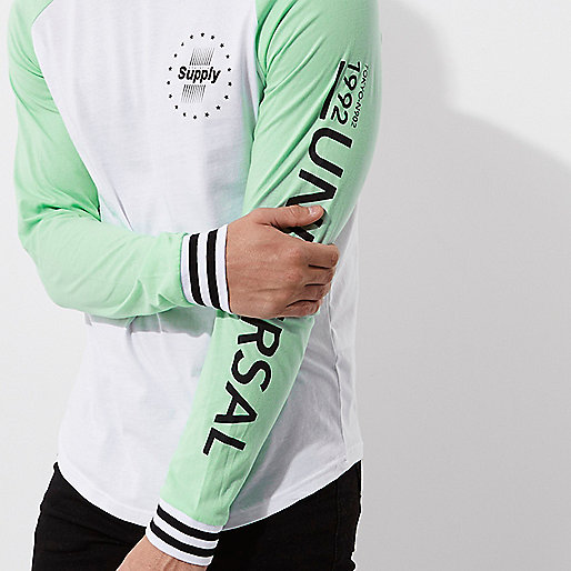 slippers from river island,jacques-vertuk Shop White and mint printed raglan sleeve T-shirt men 301544 slippers from river island,jacques-vertuk Shop White and mint printed raglan sleeve T-shirt men 301544