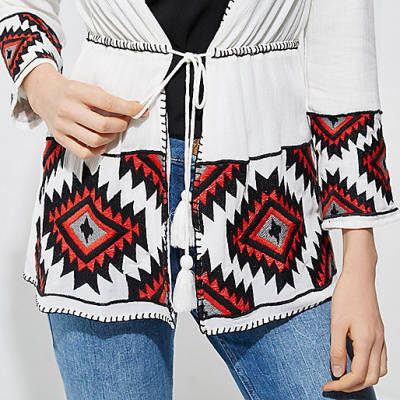 long coats womens river island,jacques-vertuk UK White and red aztec embroidered kimono women 699170 long coats womens river island,jacques-vertuk UK White and red aztec embroidered kimono women 699170