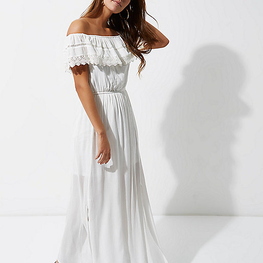 river island gold star dress,jacques-vertuk Online White bardot frill maxi dress women 703281 river island gold star dress,jacques-vertuk Online White bardot frill maxi dress women 703281