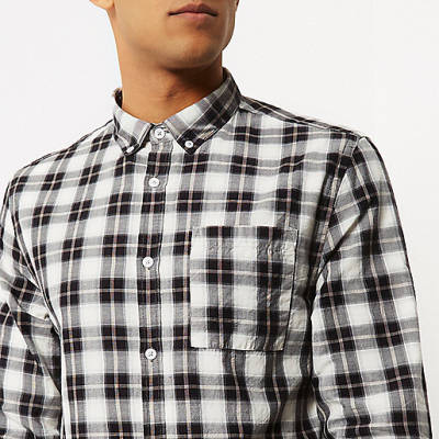 river island jeans,jacques-vertuk Outlet White casual check shirt men 298762 river island jeans,jacques-vertuk Outlet White casual check shirt men 298762