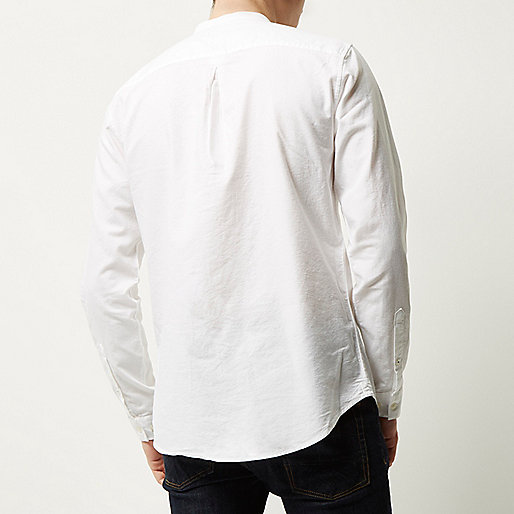 river island leather,English jacques-vertuk White casual Oxford grandad shirt Long Sleeve Shirts Shirts men river island leather,English jacques-vertuk White casual Oxford grandad shirt Long Sleeve Shirts Shirts men