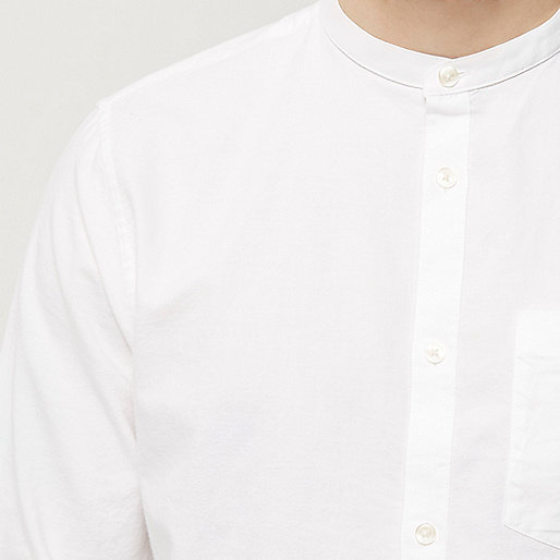 river island leather,English jacques-vertuk White casual Oxford grandad shirt Long Sleeve Shirts Shirts men river island leather,English jacques-vertuk White casual Oxford grandad shirt Long Sleeve Shirts Shirts men