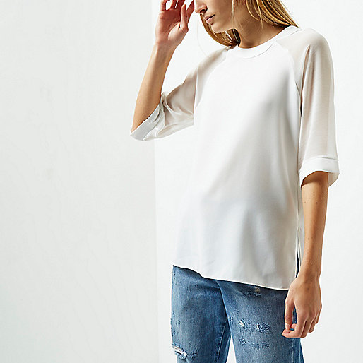 river island jumper sale,jacques-vertuk Outlet White chiffon sleeve top women 701562 river island jumper sale,jacques-vertuk Outlet White chiffon sleeve top women 701562