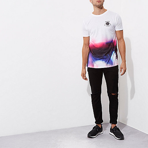 river island jackets ladies,jacques-vertuk Long Dresses White color fade print crew neck T-shirt T-Shirts / Tanks Sale men river island jackets ladies,jacques-vertuk Long Dresses White color fade print crew neck T-shirt T-Shirts / Tanks Sale men