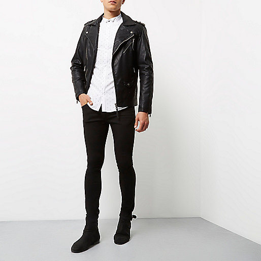 river island sportswear,jacques-vertuk Style White dot print smart slim fit shirt Long Sleeve Shirts Shirts men river island sportswear,jacques-vertuk Style White dot print smart slim fit shirt Long Sleeve Shirts Shirts men