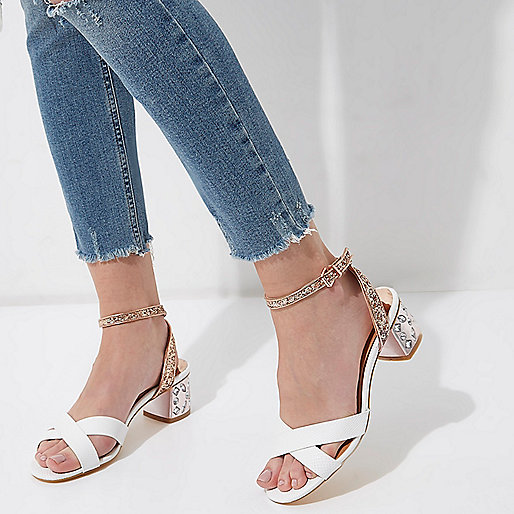 river island jean sale,jacques-vertuk Stores White embellished glitter block heel sandals women 702211 river island jean sale,jacques-vertuk Stores White embellished glitter block heel sandals women 702211