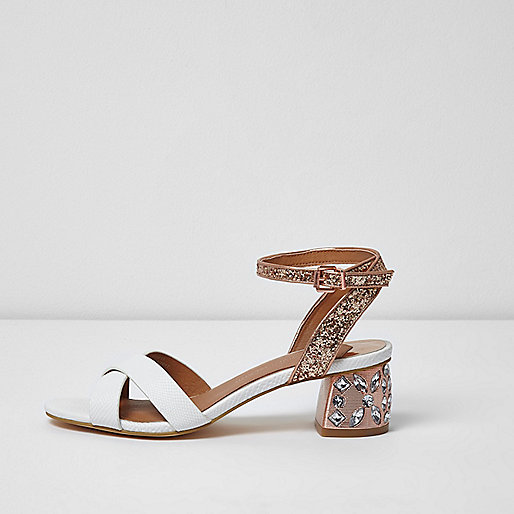 river island jean sale,jacques-vertuk Stores White embellished glitter block heel sandals women 702211 river island jean sale,jacques-vertuk Stores White embellished glitter block heel sandals women 702211
