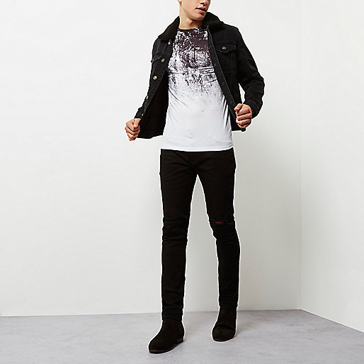 river island blue fur coat,jacques-vertuk UK Sale White faded glitch print muscle fit T-shirt men 299424 river island blue fur coat,jacques-vertuk UK Sale White faded glitch print muscle fit T-shirt men 299424
