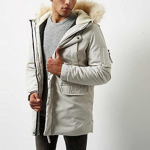 river island pea coat,White faux fur trim hooded parka Coats / Jackets Sale men river island pea coat,White faux fur trim hooded parka Coats / Jackets Sale men