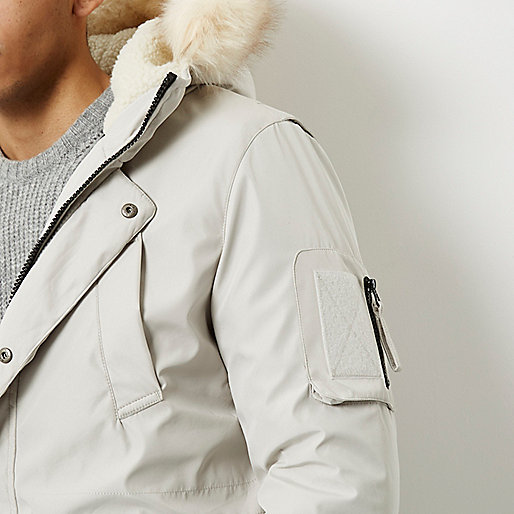 river island pea coat,White faux fur trim hooded parka Coats / Jackets Sale men river island pea coat,White faux fur trim hooded parka Coats / Jackets Sale men