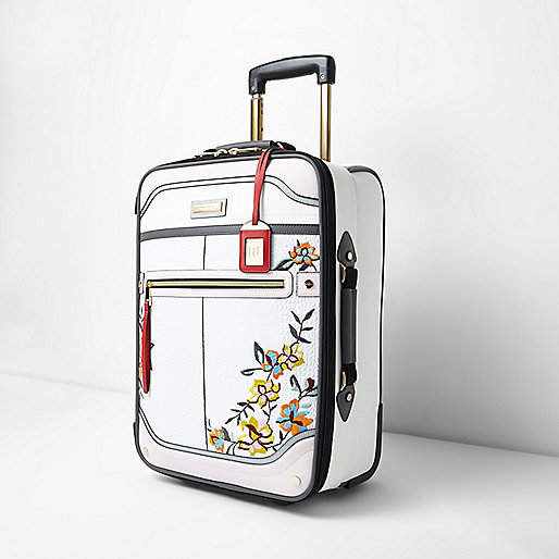 river island leather fur coat,jacques-vertuk UK White floral embroidered cabin suitcase women 705758 river island leather fur coat,jacques-vertuk UK White floral embroidered cabin suitcase women 705758