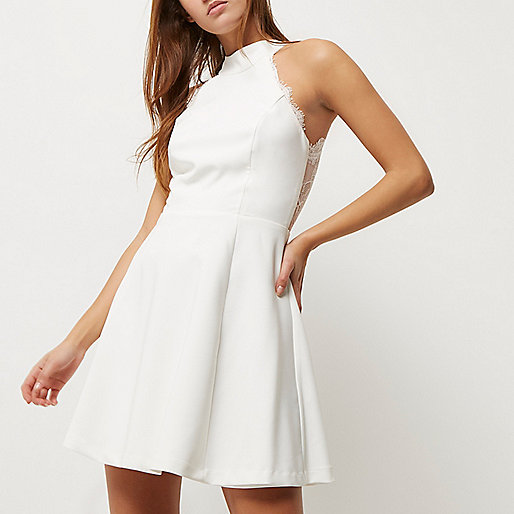 river island ladies tops sale,jacques-vertuk Outlet White lace back high neck skater dress women 695261 river island ladies tops sale,jacques-vertuk Outlet White lace back high neck skater dress women 695261