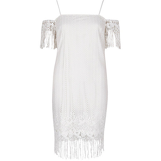 jacques-vertuk White lace cold shoulder slip dress 704420 women Dresses Slip / Cami Dresses jacques-vertuk White lace cold shoulder slip dress 704420 women Dresses Slip / Cami Dresses
