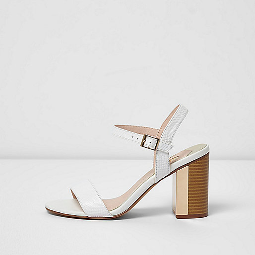 jacques-vertuk White metal insert block heel sandals 702484 women Shoes / Boots Sandals jacques-vertuk White metal insert block heel sandals 702484 women Shoes / Boots Sandals