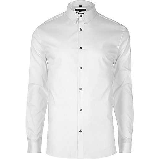 jacques-vertuk White poplin long sleeve muscle fit shirt 299855 men Shirts Long Sleeve Shirts jacques-vertuk White poplin long sleeve muscle fit shirt 299855 men Shirts Long Sleeve Shirts