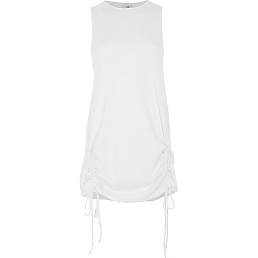 jacques-vertuk White ruched hem tank top 705249 women Tops T-Shirts & Vests Plain T-Shirts / Vests jacques-vertuk White ruched hem tank top 705249 women Tops T-Shirts & Vests Plain T-Shirts / Vests