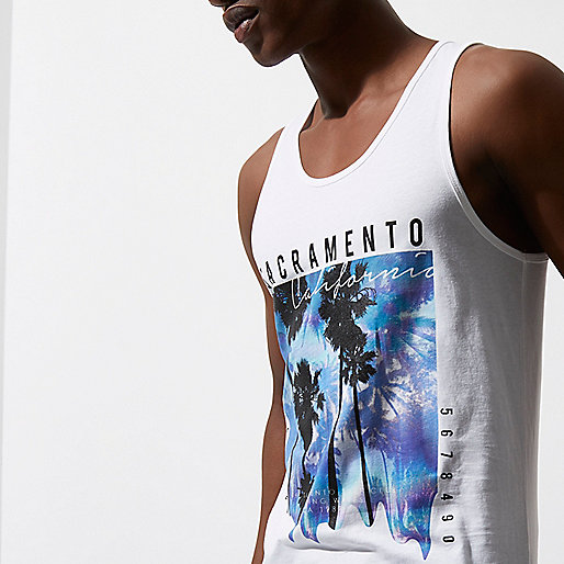 sale women river island,jacques-vertuk London White Sacramento palm tree print tank men 303167 sale women river island,jacques-vertuk London White Sacramento palm tree print tank men 303167