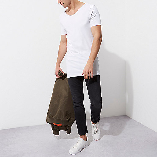 river island ripped jeans women s,jacques-vertuk UK Sale White scoop V neck muscle fit T-shirt men 301400 river island ripped jeans women s,jacques-vertuk UK Sale White scoop V neck muscle fit T-shirt men 301400