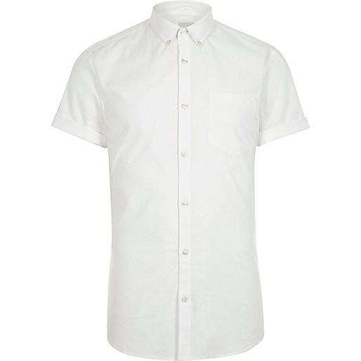 jacques-vertuk White short sleeve muscle fit oxford shirt 302271 men Shirts Short Sleeve Shirts jacques-vertuk White short sleeve muscle fit oxford shirt 302271 men Shirts Short Sleeve Shirts