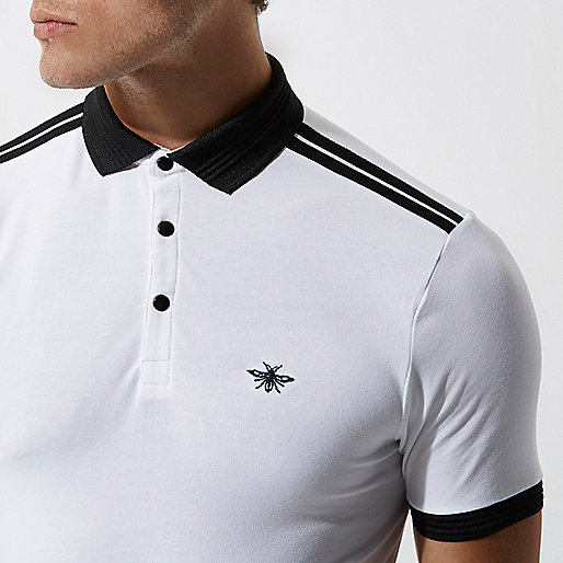 river island summer clothes,jacques-vertuk UK Sale White short sleeve muscle fit polo shirt men 302407 river island summer clothes,jacques-vertuk UK Sale White short sleeve muscle fit polo shirt men 302407