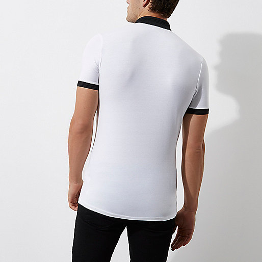 river island summer clothes,jacques-vertuk UK Sale White short sleeve muscle fit polo shirt men 302407 river island summer clothes,jacques-vertuk UK Sale White short sleeve muscle fit polo shirt men 302407