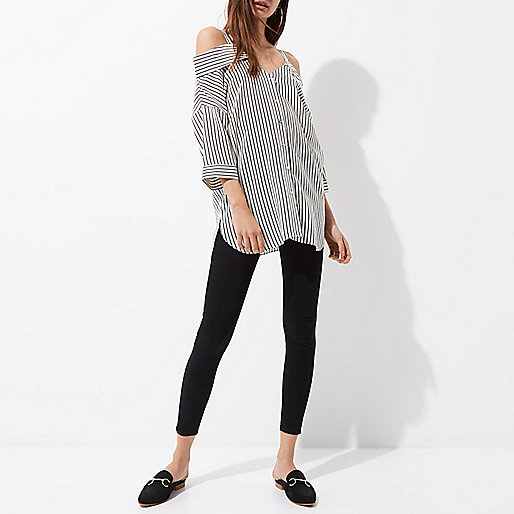 river island black belted aviator jacket,jacques-vertuk Shopping White stripe cold shoulder shirt Bardot / Cold Shoulder Tops Tops women river island black belted aviator jacket,jacques-vertuk Shopping White stripe cold shoulder shirt Bardot / Cold Shoulder Tops Tops women