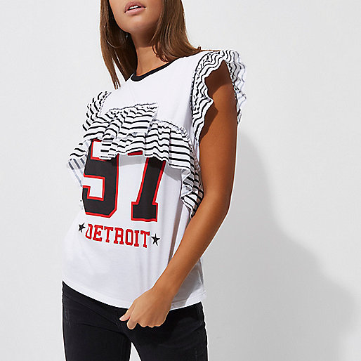 river island ballet pumps,jacques-vertuk Black Shirt White stripe frill printed tank top Print T-Shirts / Tanks T-Shirts & Tanks Tops women river island ballet pumps,jacques-vertuk Black Shirt White stripe frill printed tank top Print T-Shirts / Tanks T-Shirts & Tanks Tops women