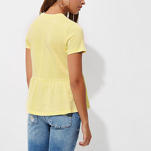 river island clip top purse,jacques-vertuk Summer Clothes Yellow peplum hem T-shirt T-Shirts & Tanks Sale women river island clip top purse,jacques-vertuk Summer Clothes Yellow peplum hem T-shirt T-Shirts & Tanks Sale women