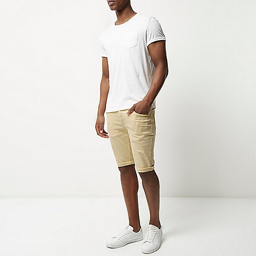 river island grey jackets,jacques-vertuk London Yellow skinny fit denim shorts men 292296 river island grey jackets,jacques-vertuk London Yellow skinny fit denim shorts men 292296